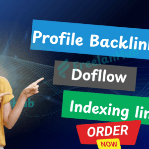 I will make high quality DA:PA profile backlinks