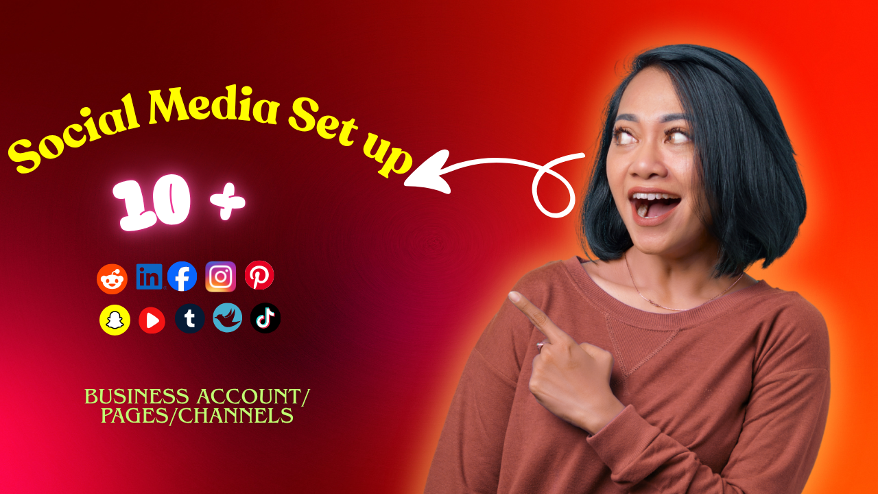 I will create and set up all social media platforms for your business