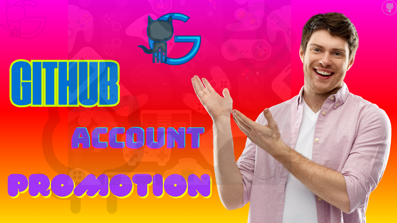 I will create and promote your GitHub account with organic growth