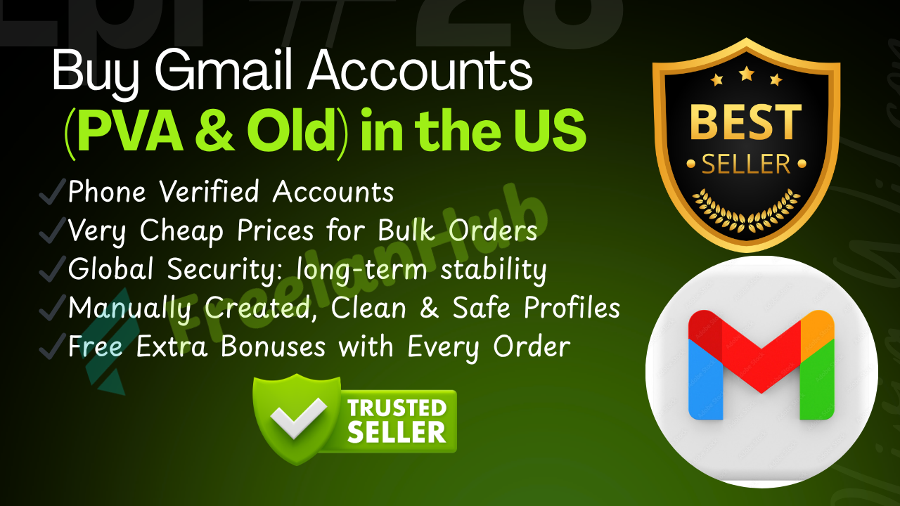 Best 5 Sites To Buy Gmail Accounts in Bulk (PVA & Aged)